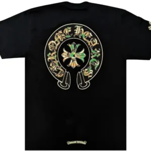 Chrome Hearts Black Shoe Logo Pocket T Shirt