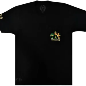 Chrome Hearts Black Shoe Logo Pocket T Shirt