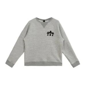Chrome Hearts CH Logo Cross Grey Sweatshirt
