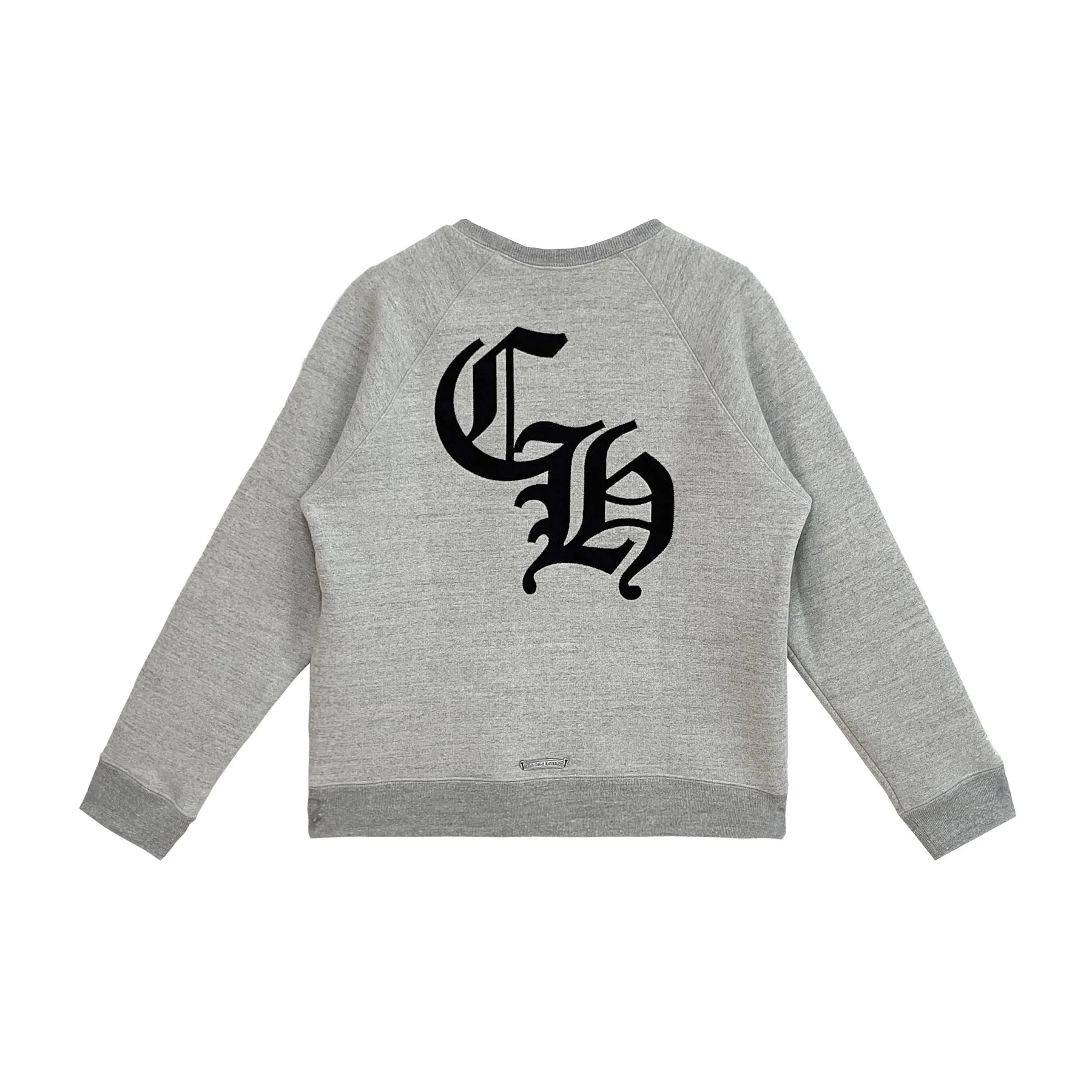 Chrome Hearts CH Logo Cross Grey Sweatshirt Chrome Hearts CH Logo Cross Grey Sweatshirt