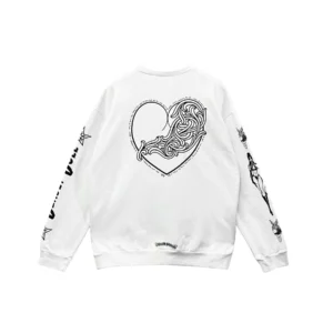 Chrome Hearts Deadly Doll Vine Heart Logo Sweatshirt