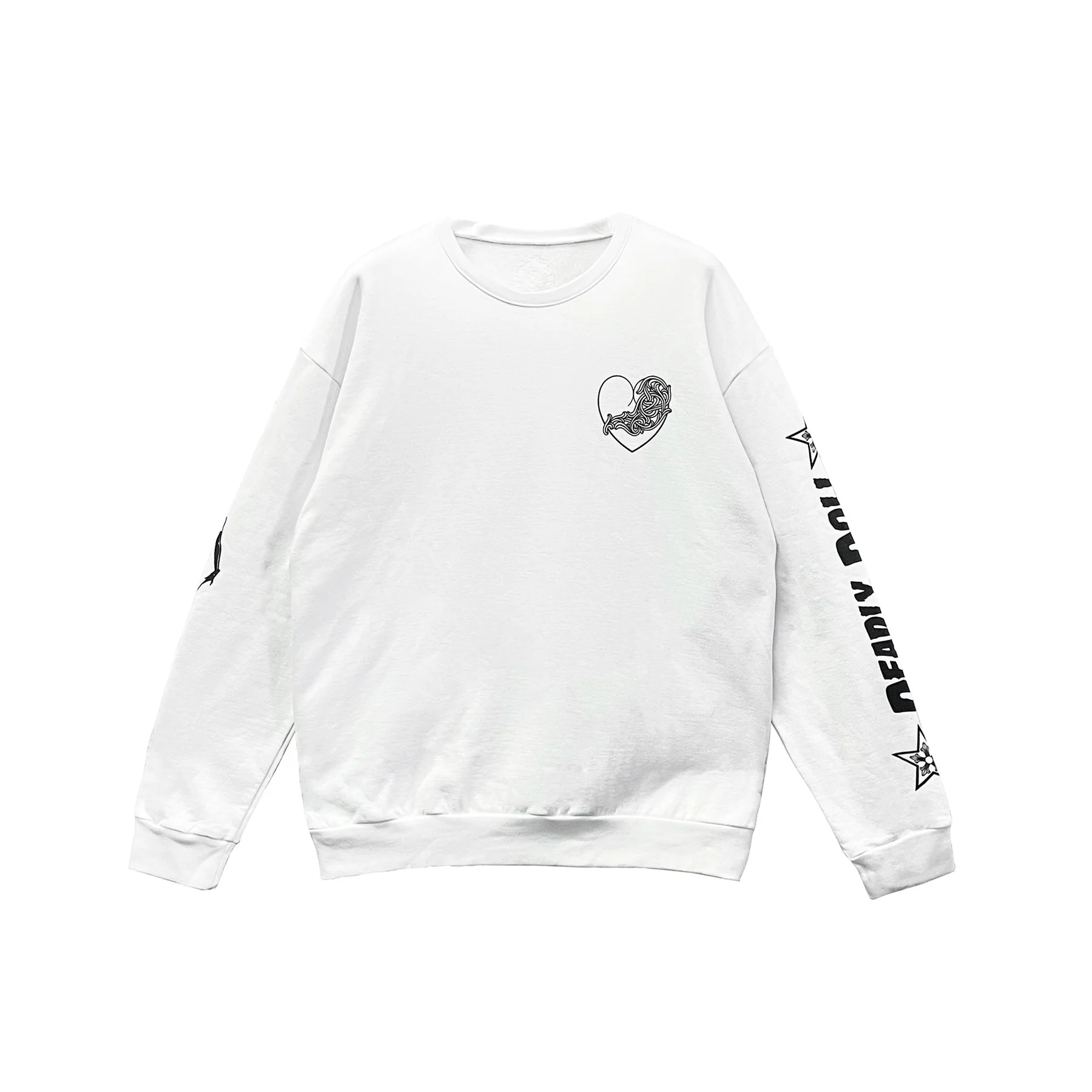Chrome Hearts Deadly Doll Vine Heart Logo Sweatshirt Chrome Hearts Deadly Doll Vine Heart Logo Sweatshirt