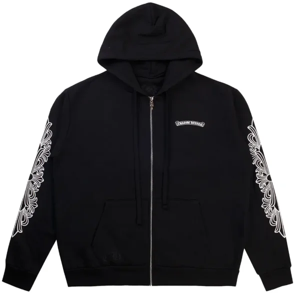 Chrome Hearts Eye Chart Zip Up Hoodie Black Pink Chrome Hearts Eye Chart Zip Up Hoodie Black Pink