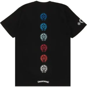 Chrome Hearts Black Horseshoe T Shirt