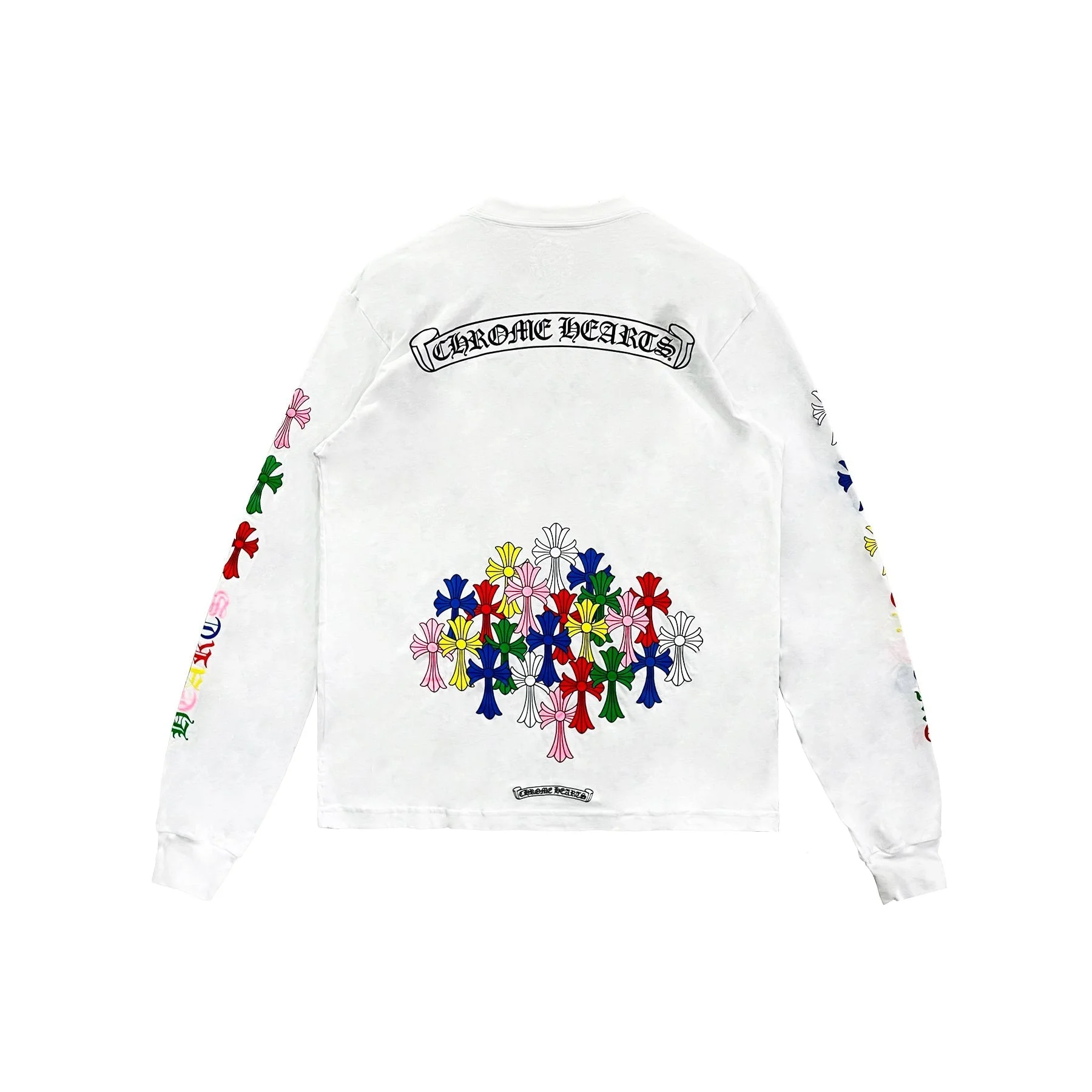 Chrome Hearts Multi Color Cross Logo Sweatshirt Chrome Hearts Multi Color Cross Logo Sweatshirt
