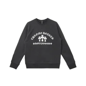 Chrome Hearts Triple Cross CH Embroidered Sweatshirt