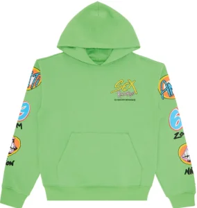 Chrome Hearts x Matty Boy Sex Records Hoodie Green