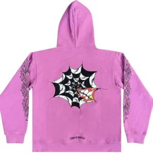 Chrome Hearts x Matty Boy Web Hoodie Purple